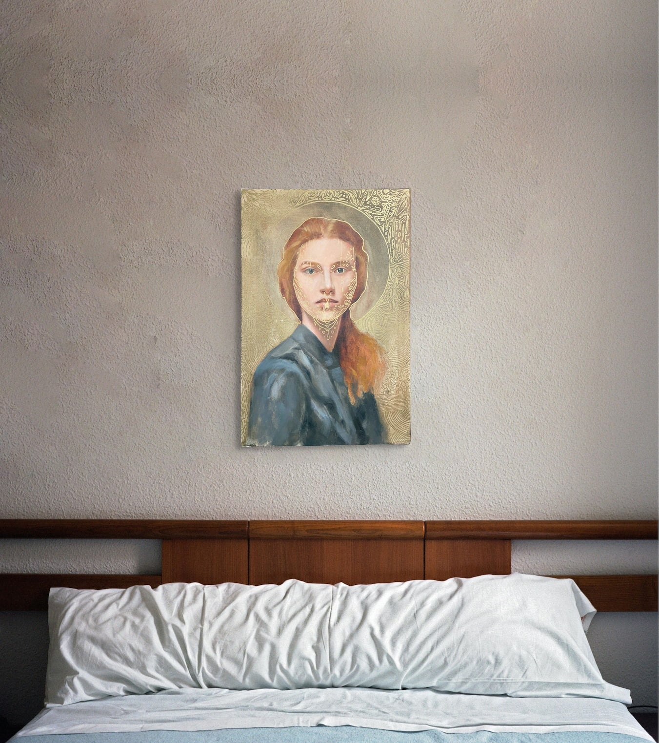 Frau in Gold - Original