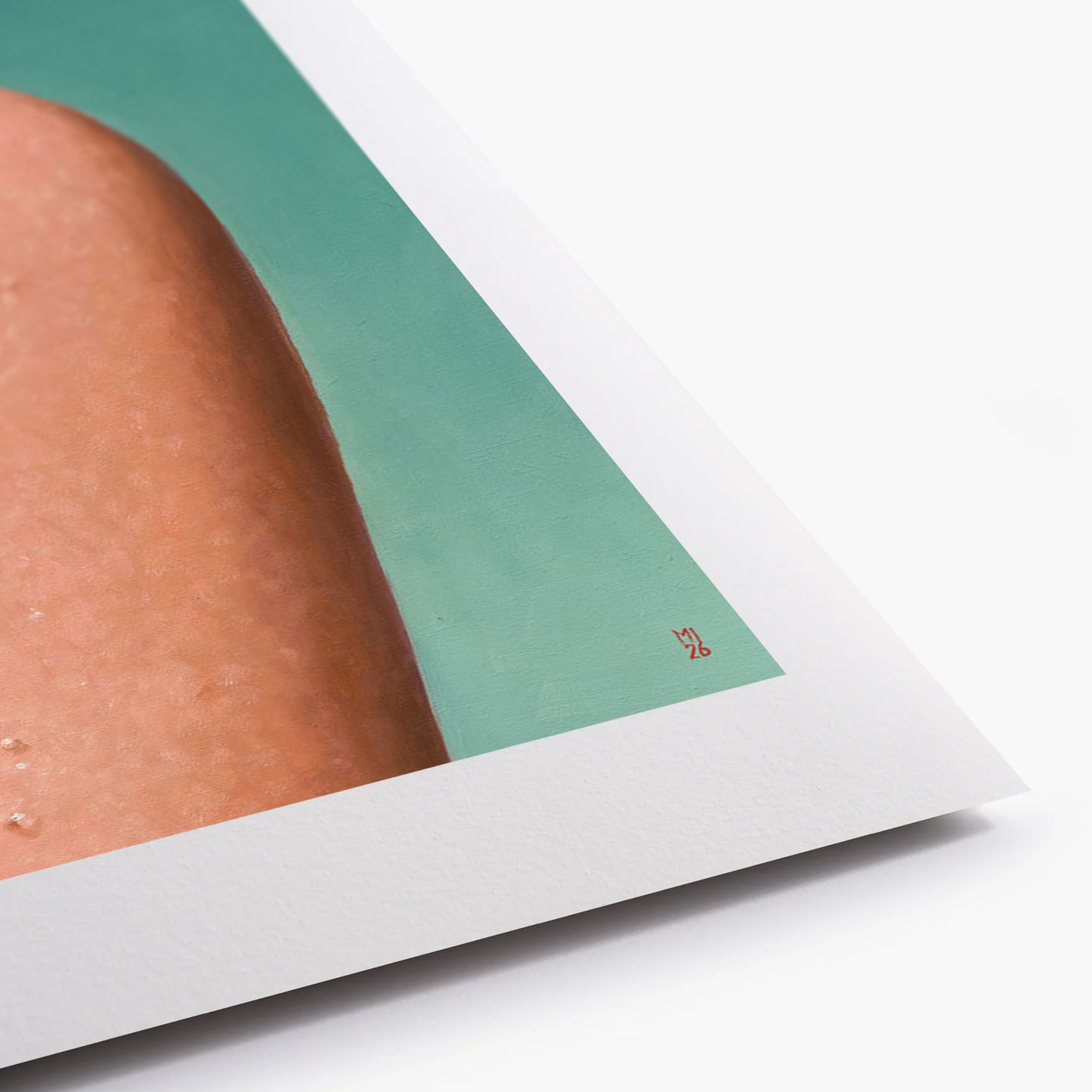 Mund mit Bison