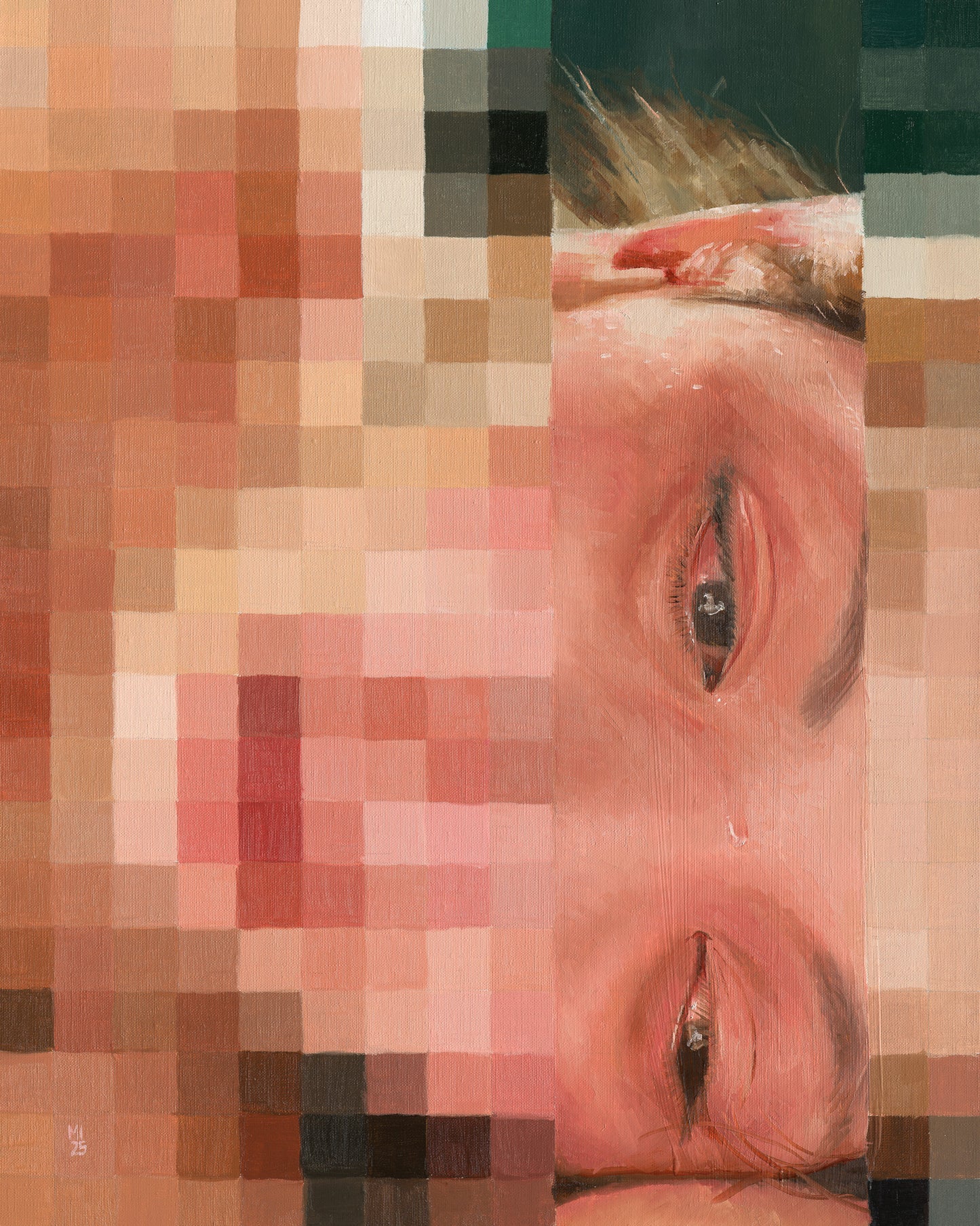 Pixel mit Tränen - Original