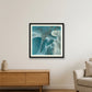 Invertierter Schaum — 50×50cm Black Frame