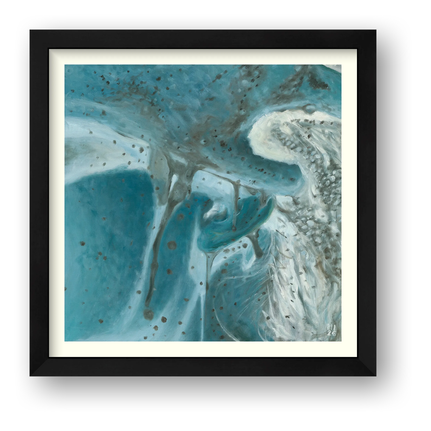 Invertierter Schaum — framed