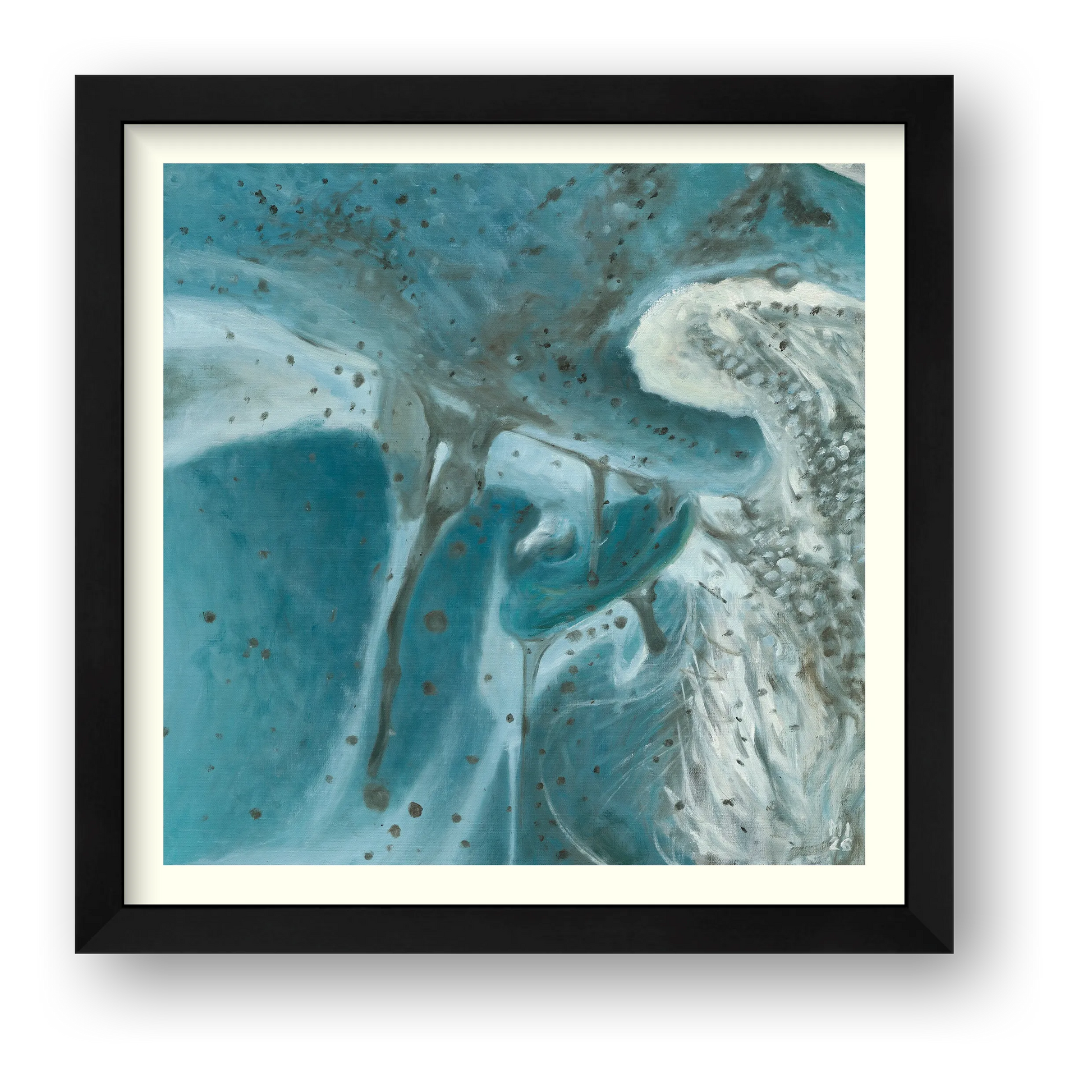 Invertierter Schaum — framed