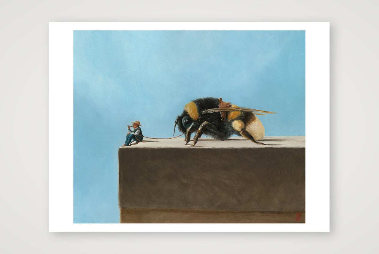 Der Hummelcowboy — 80×60cm Print only