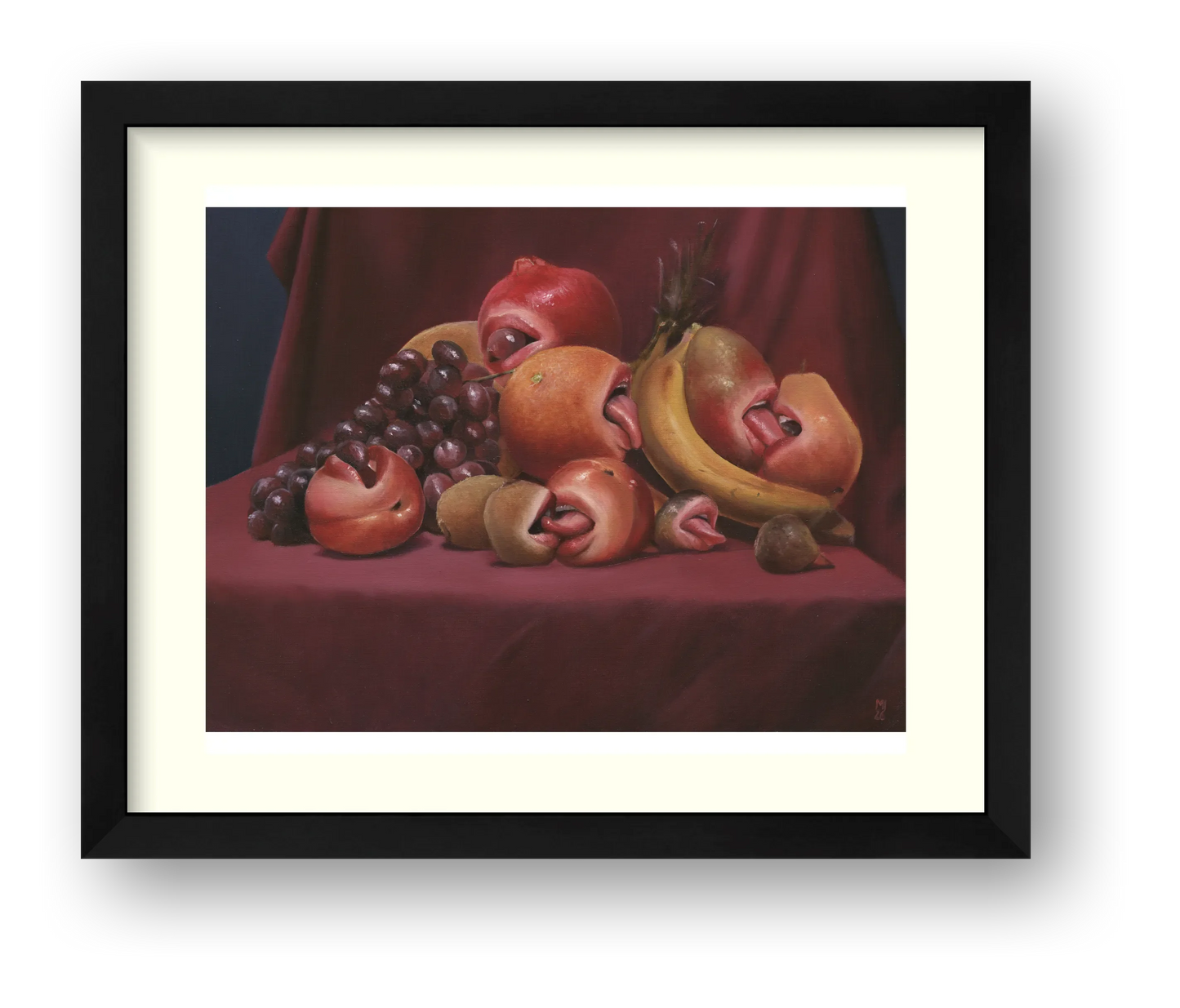 Freche Frchte — framed