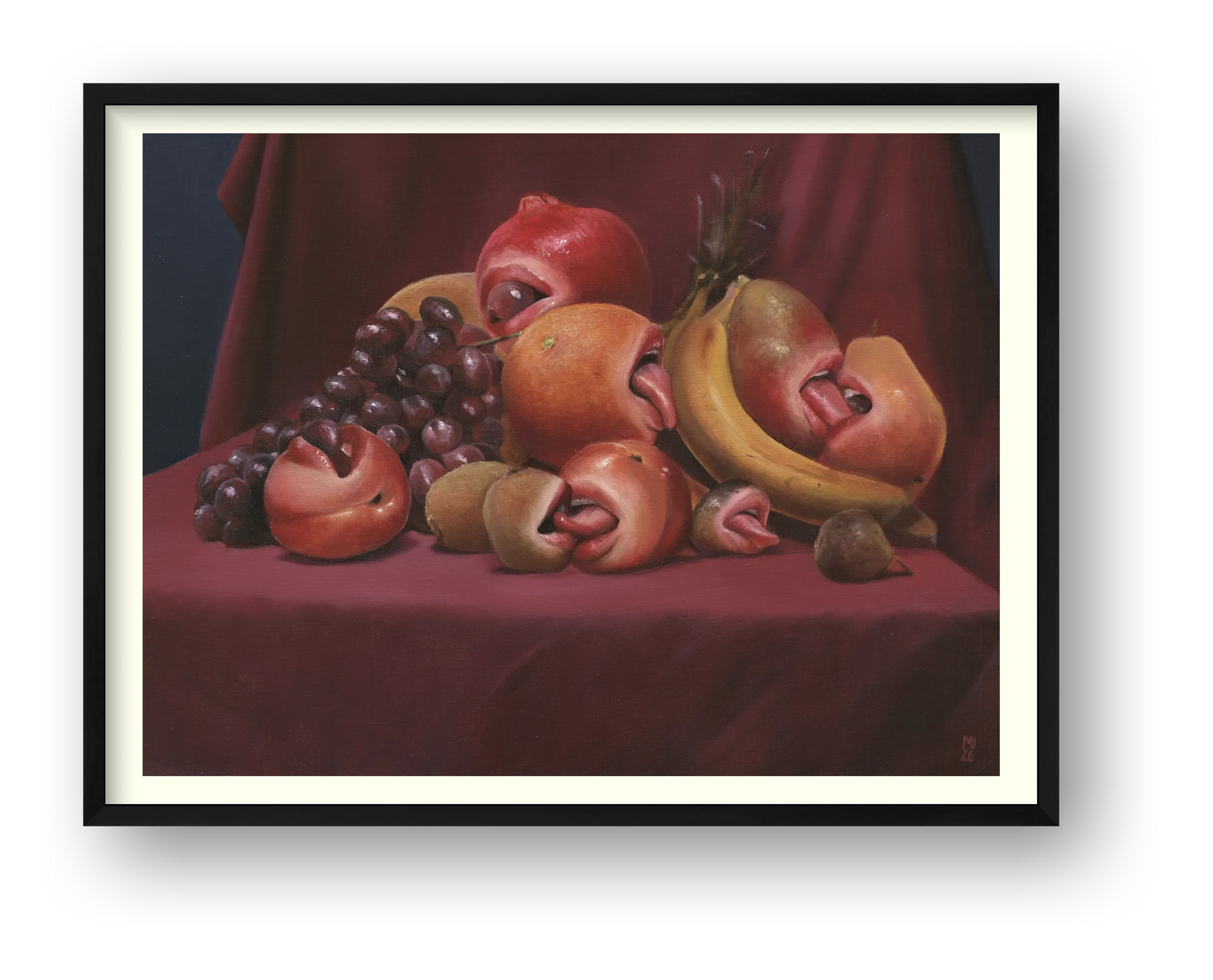 Freche Früchte — framed