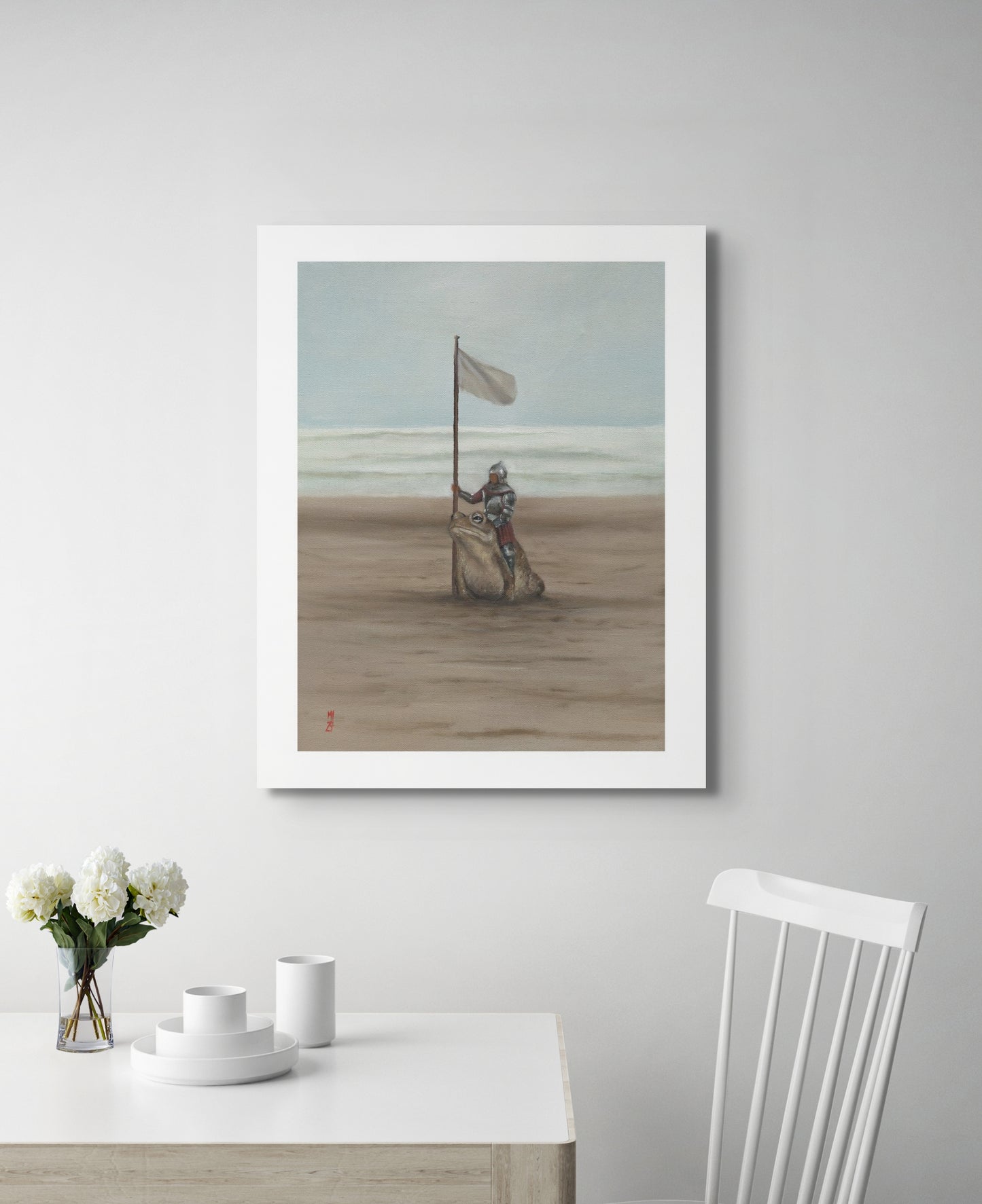 Frosch mit Ritter - Frog and Knight