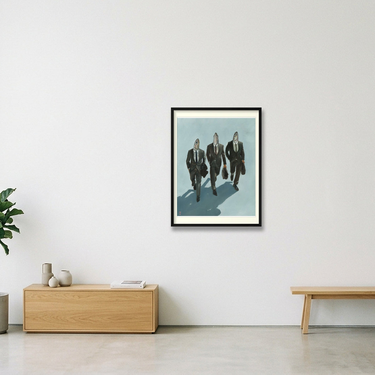Hai-Performer — 60×80cm Black Frame