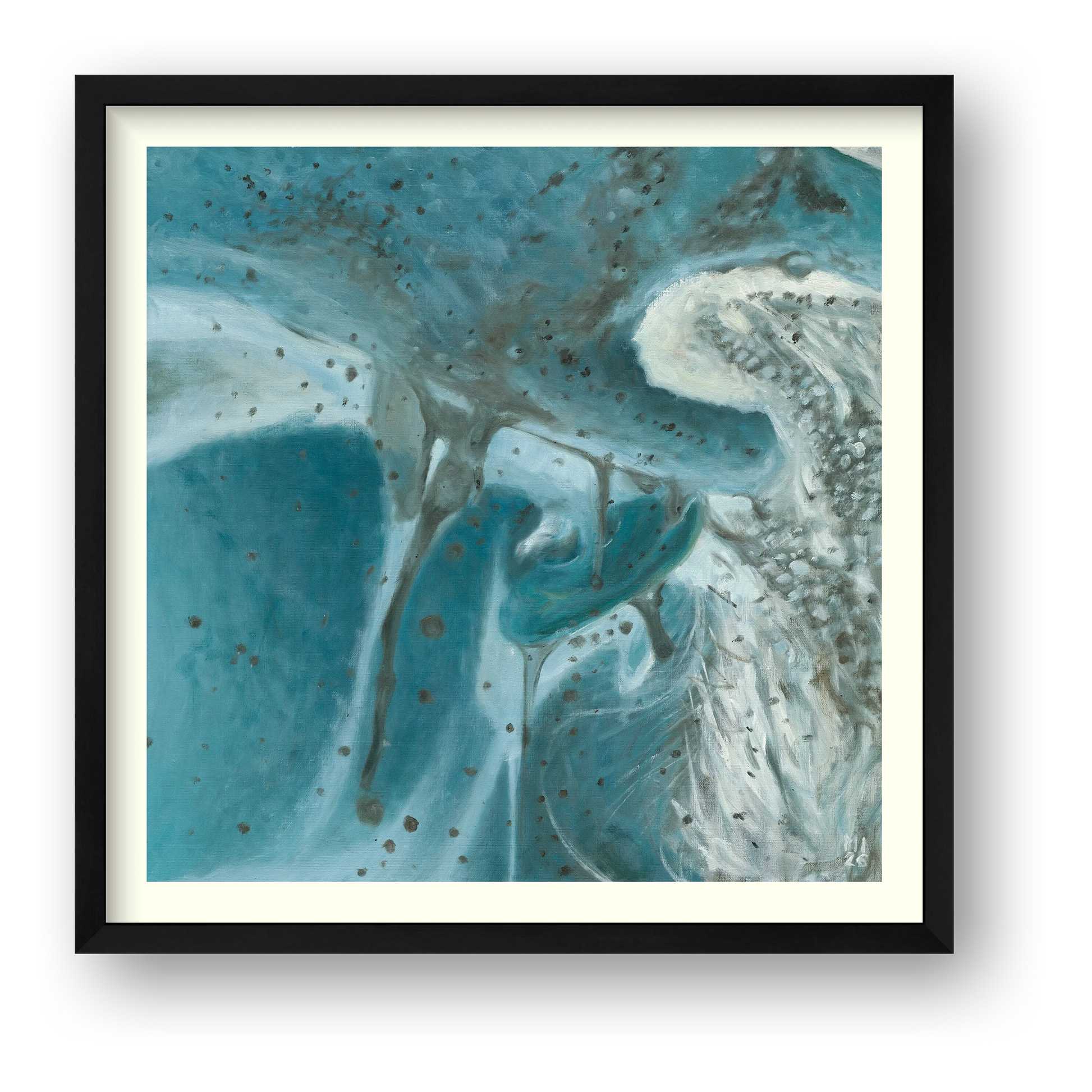 Invertierter Schaum — framed