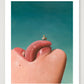 Mund mit Bison — 40×50cm Print only