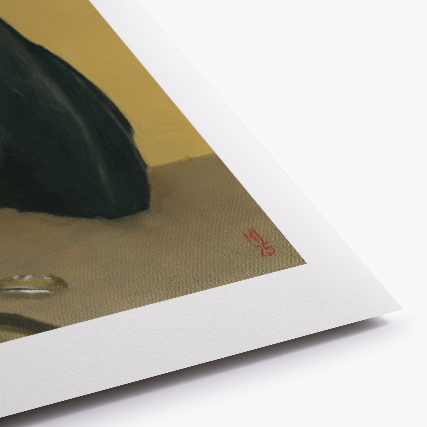 Frau ohne Goldfisch - Kunstdruck