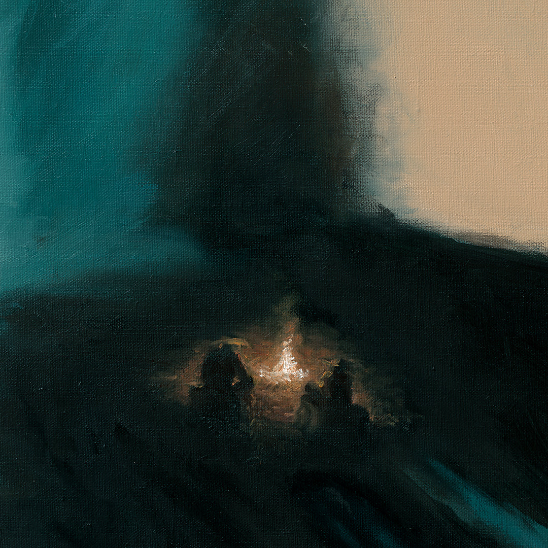 Lippen mit Lagerfeuer - Original