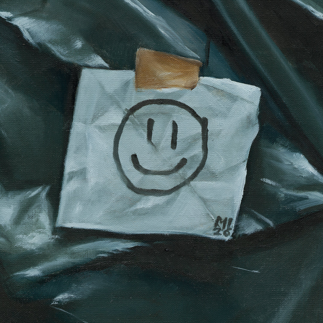 Müll mit Smiley - Original