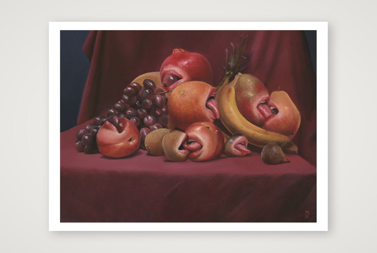 Freche Früchte — 80×60cm Print only