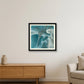 Invertierter Schaum — 40×40cm Black Frame