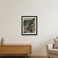 Melke mit Kiste — 28×35cm Black Frame