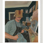 Melke mit Kiste — 40×50cm Print only