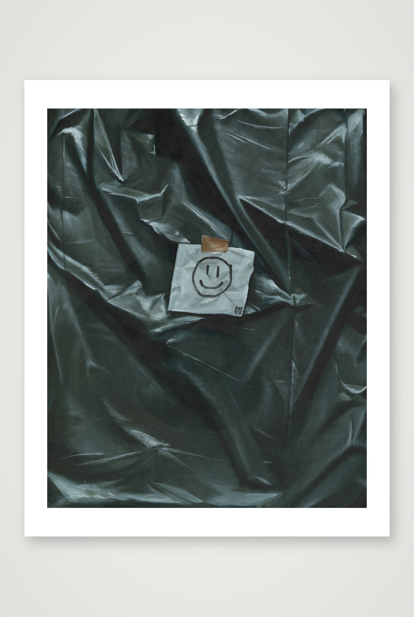 Müll mit Smiley — 40×50cm Print only
